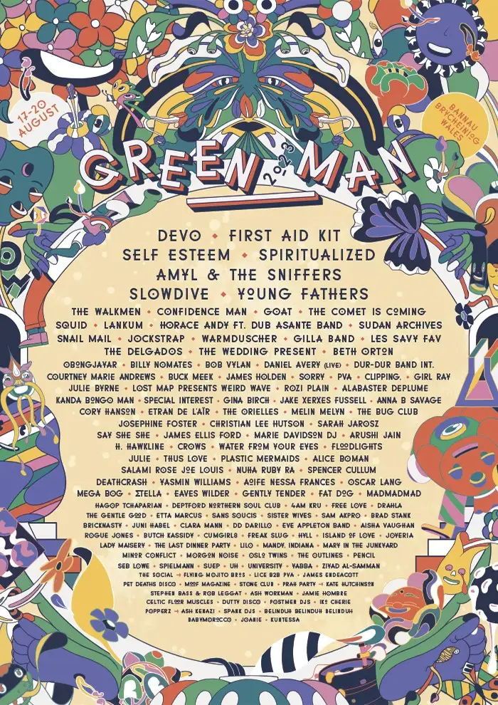 Green Man Festival 2023 poster