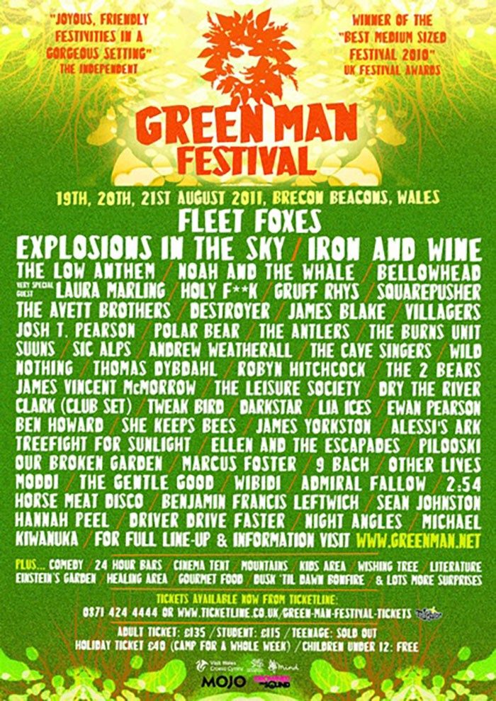 2022 Green Man Festival line up