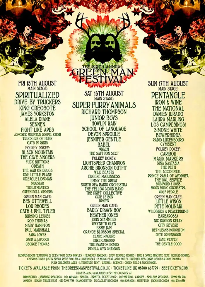 Green Man Festival 2008 poster