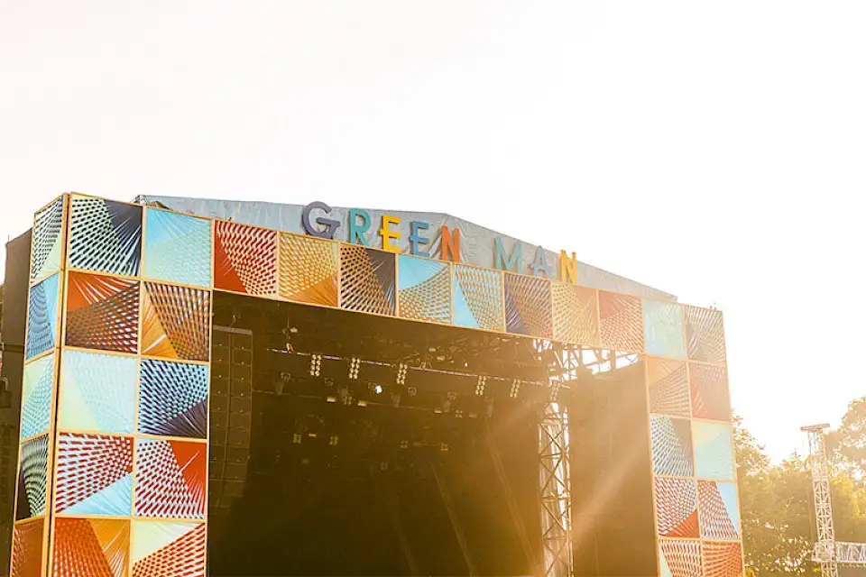 A close up of the Mountain stage
